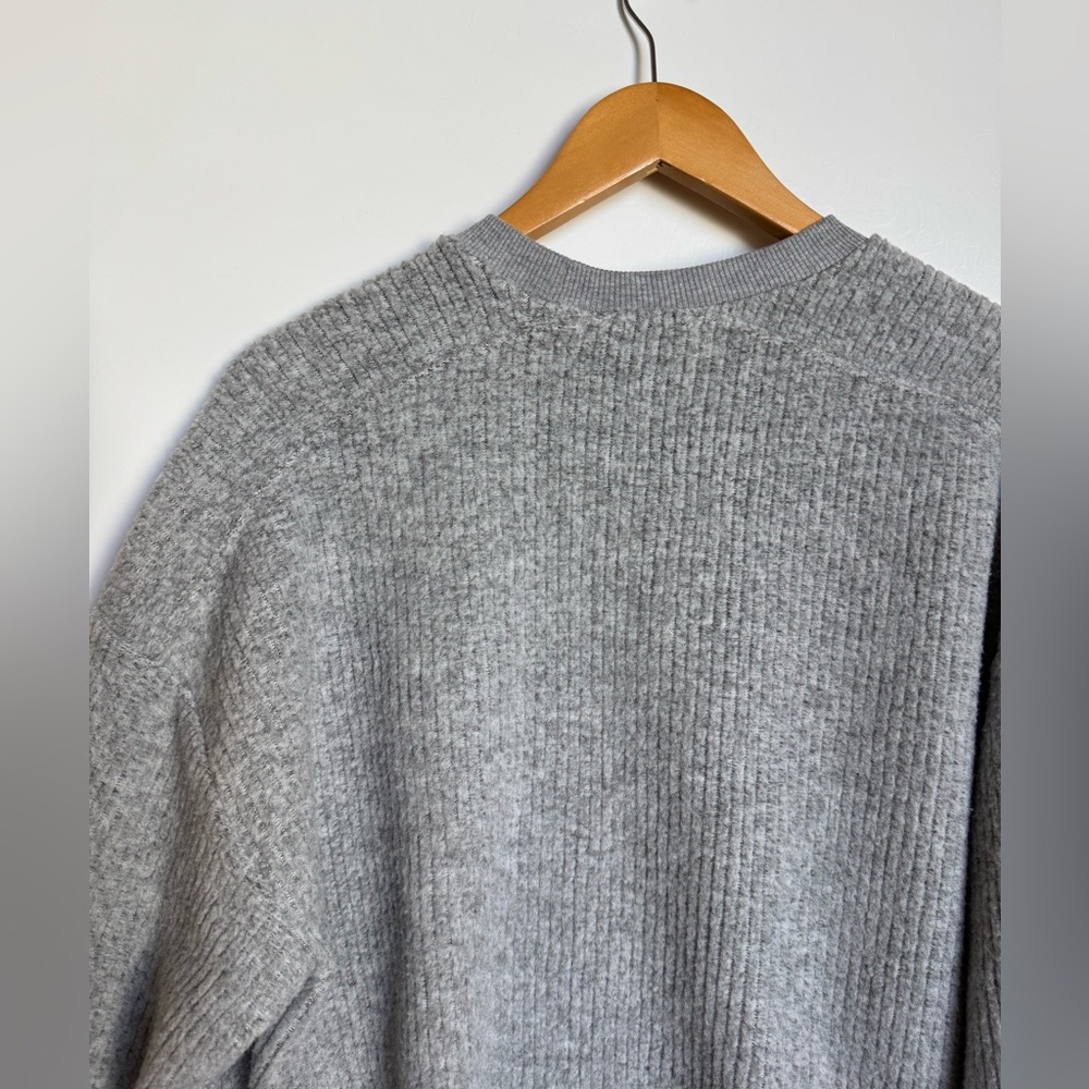Topshop Light Gray Textured Knit Top - Picture 10 of 15